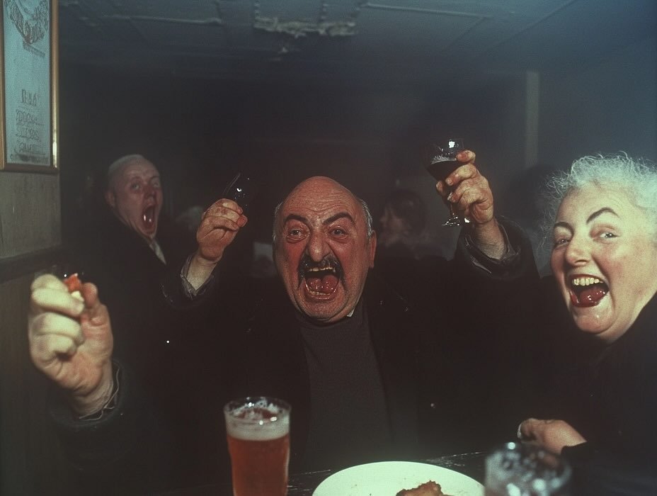 Pub people #shinning #pubs #ai #midjourney #artificialintelligence #aiart