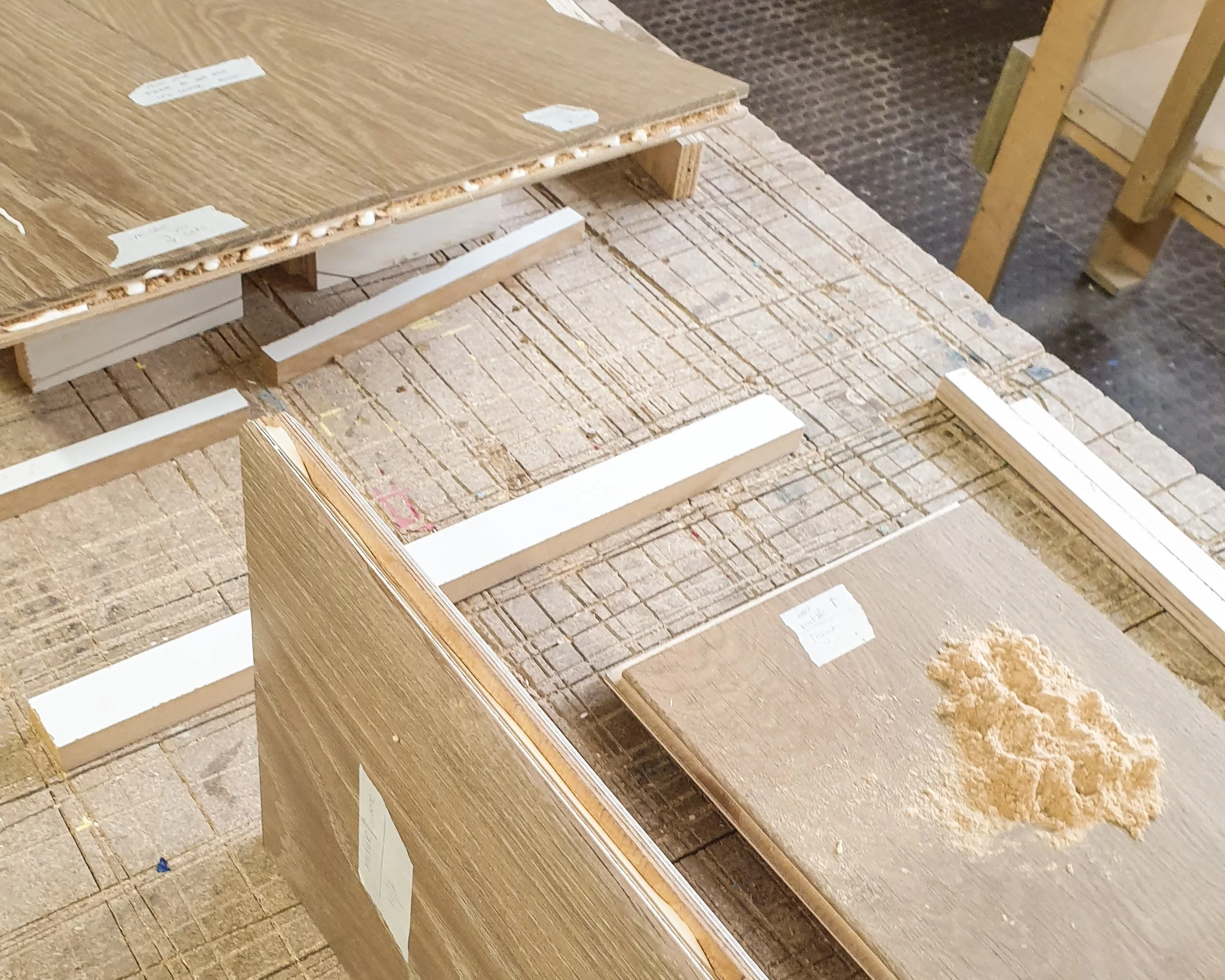 Process of the side tables