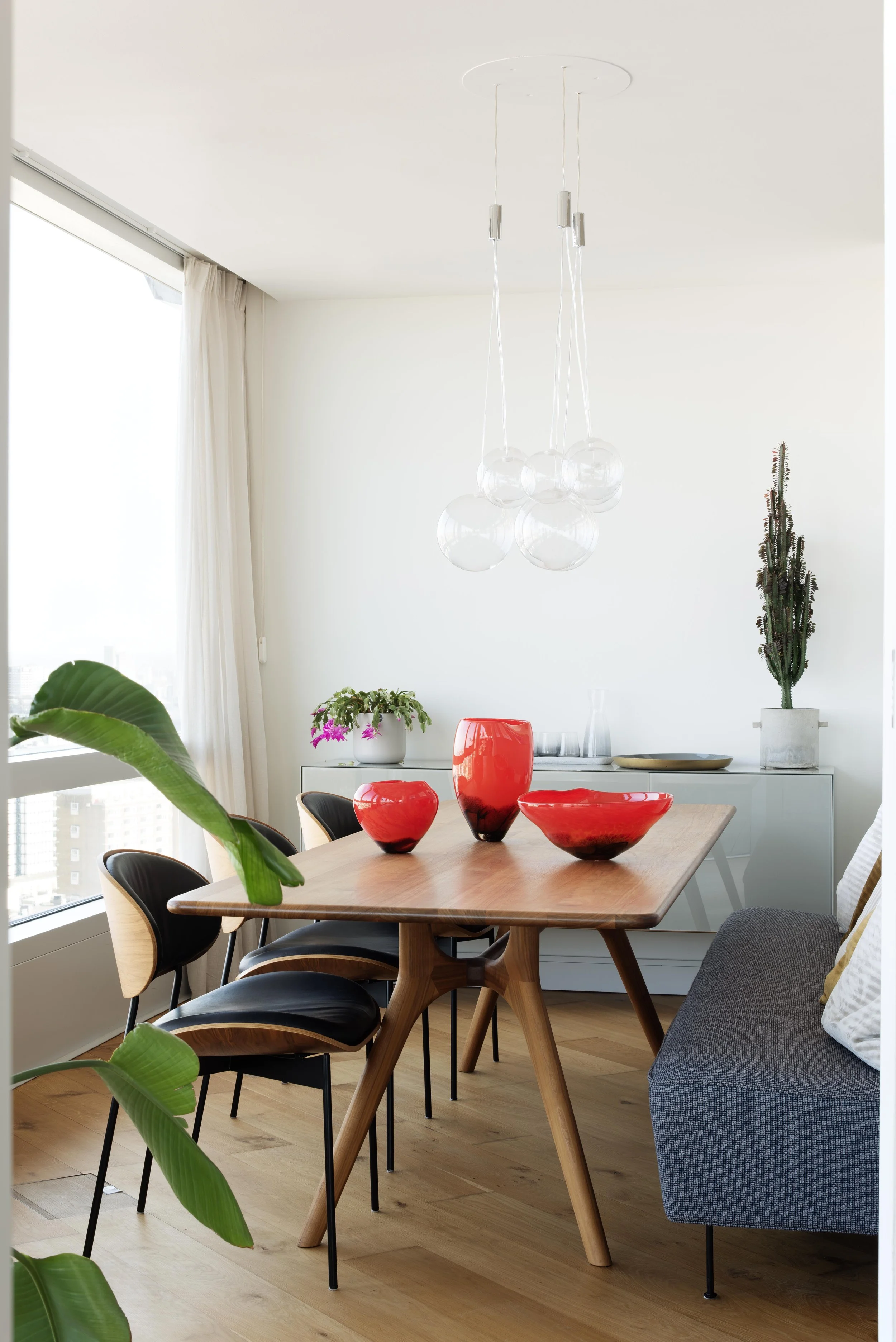 Poppy Collection on a dining table