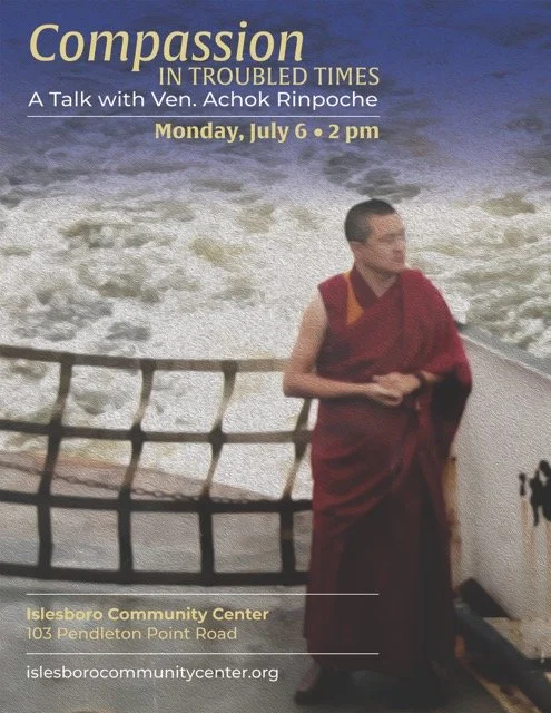 The Venerable Achok Rinpoche at the ICC