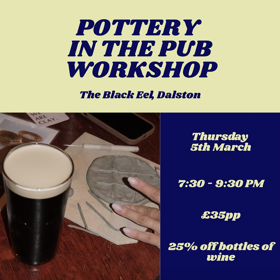 Clay away pottery workshop