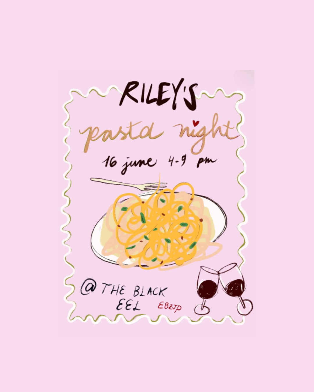 Rileys Pasta Night