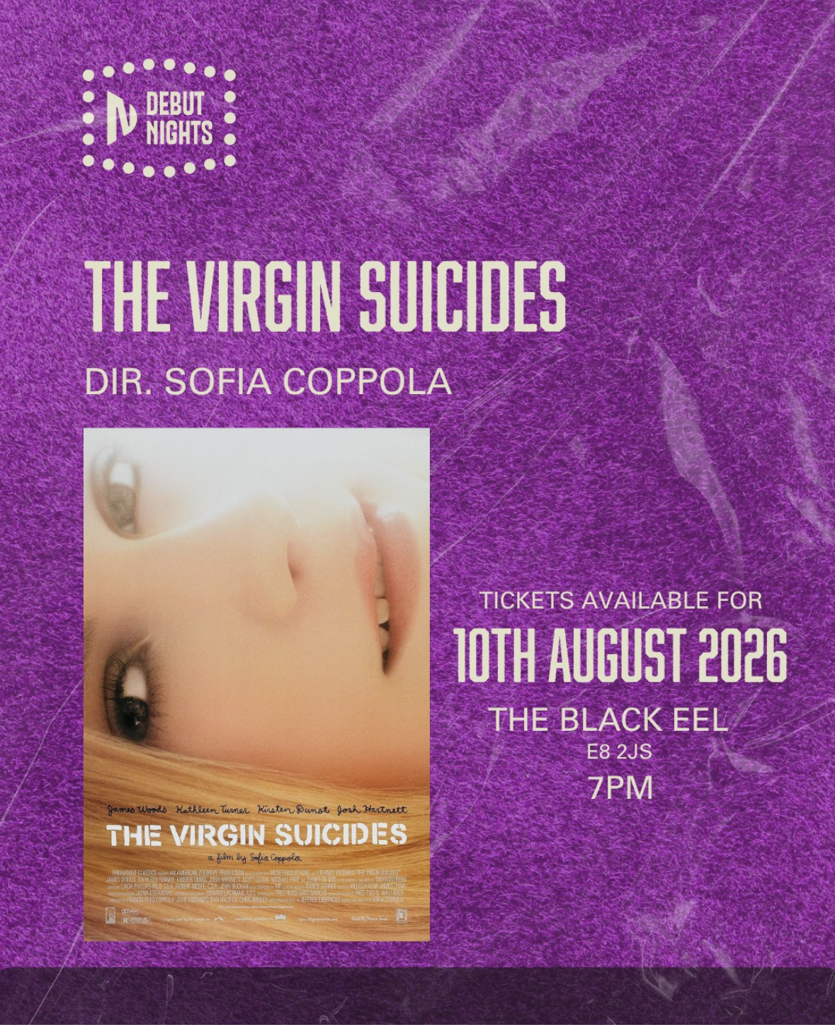 Debut nights- Virgin Suicides