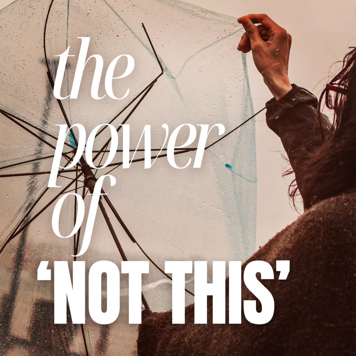 I vividly remember reading a section of Glennon Doyle&rsquo;s&nbsp;Untamed&nbsp;where she speaks about &lsquo;not this.&rsquo; Those two little words summed up so much. Hit the nail on the head about how I was feeling. I stared at the words and felt 