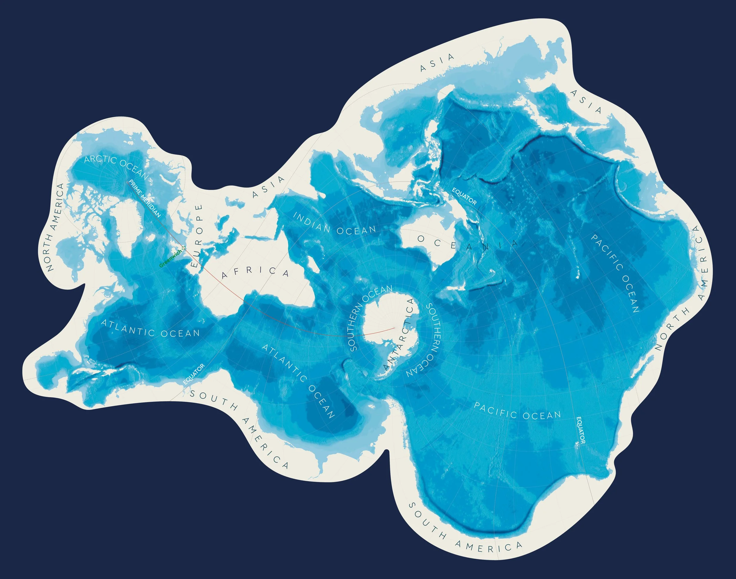 National Maritime Museum publishes ‘The Ocean Map’