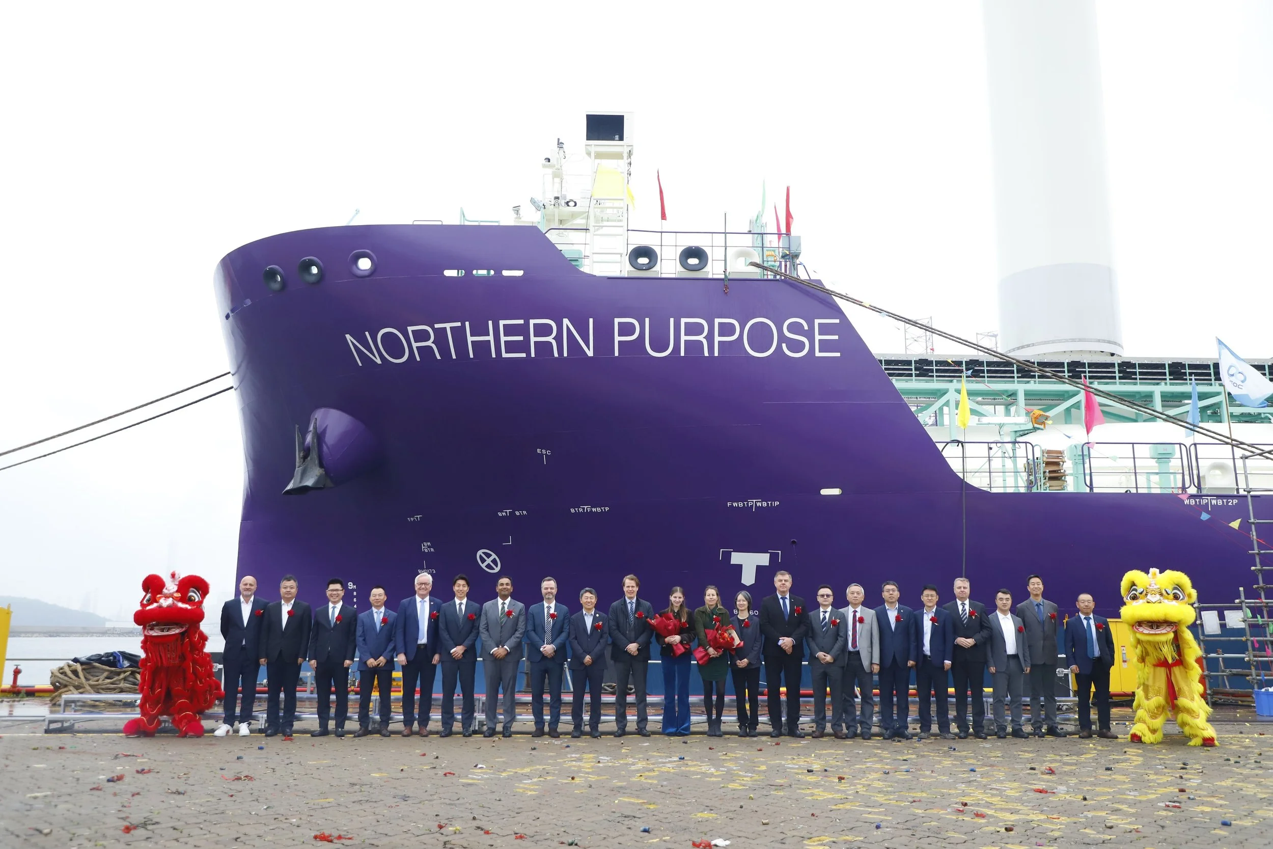 Bernhard Schulte's first&nbsp;LCO₂ carrier christened in China&nbsp;