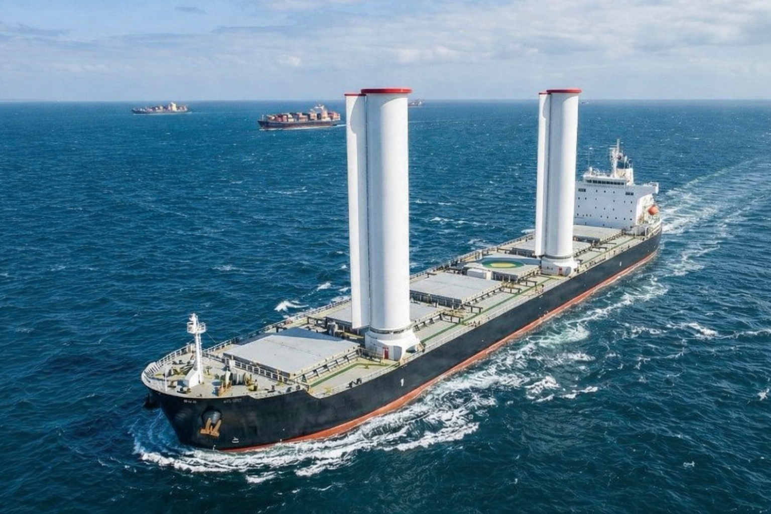 EcoNavis optimises wind-assisted propulsion with new Flettner rotor technology