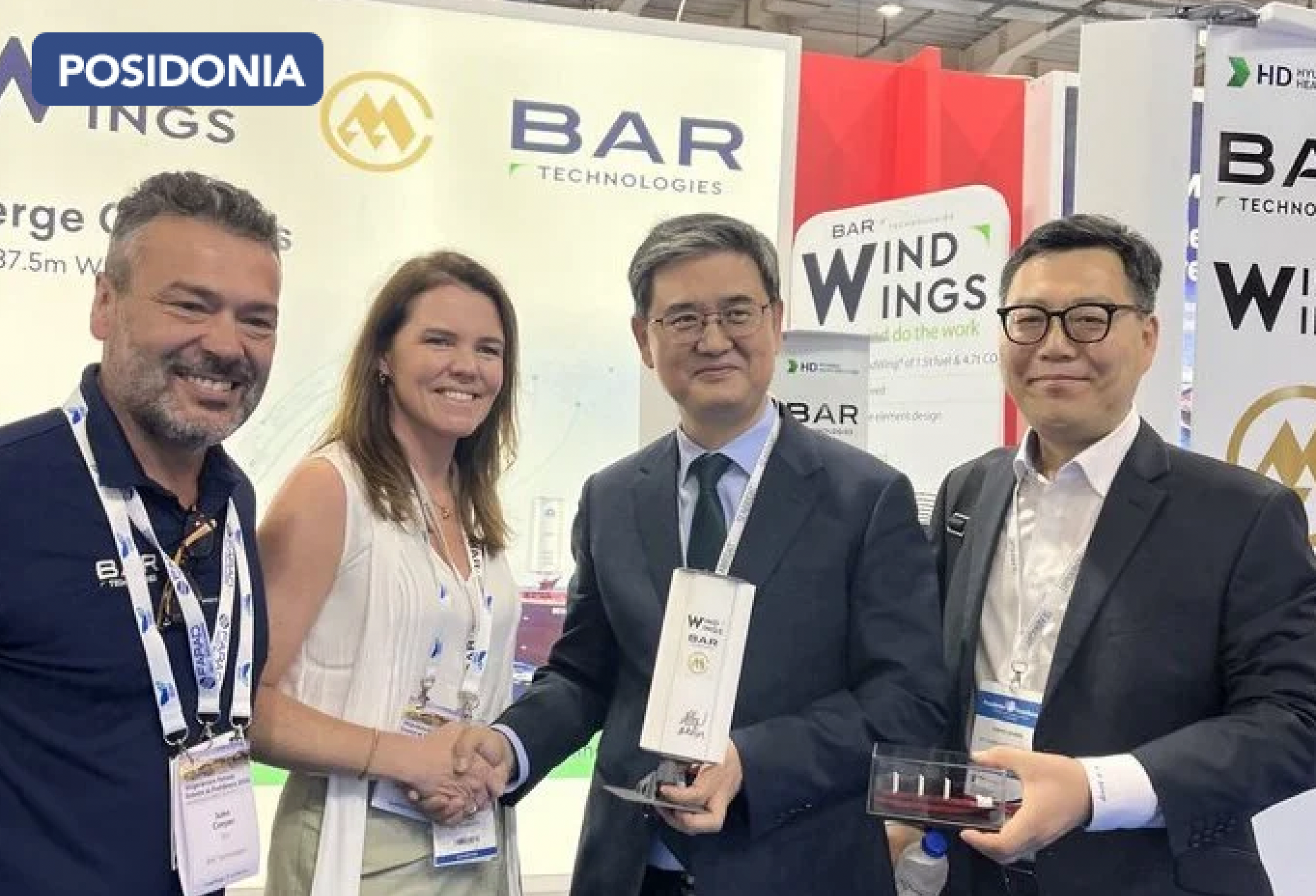 HD Hyundai Heavy Industries&nbsp;and BAR Technologies sign MOU for WindWings collaboration