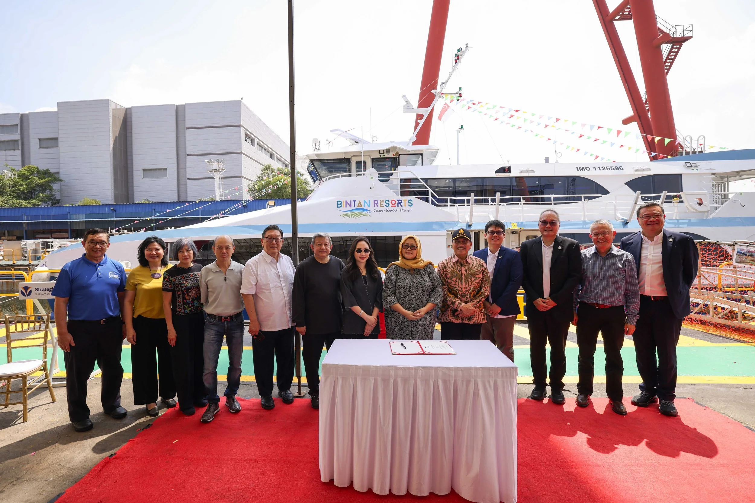 Strategic Marine delivers first of three new catamaran ferries for Bintan Resort Ferries