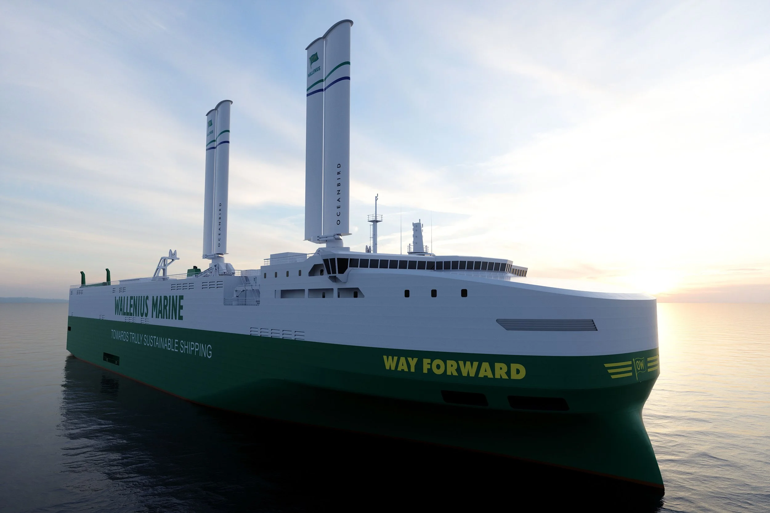 Oceanbird secures first multi-wing installation on Wallenius car carrier