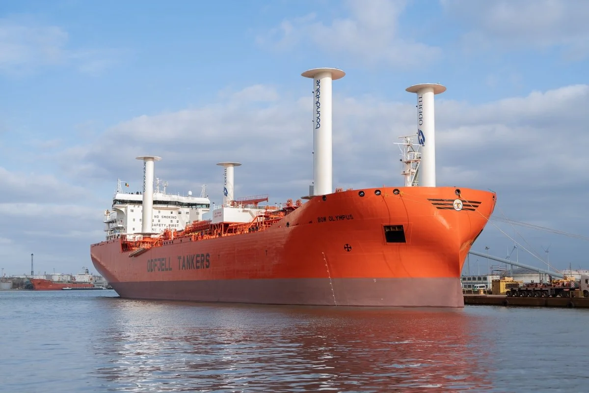 Odfjell selects bound4blue eSAILs for second chemical tanker Bow Optima