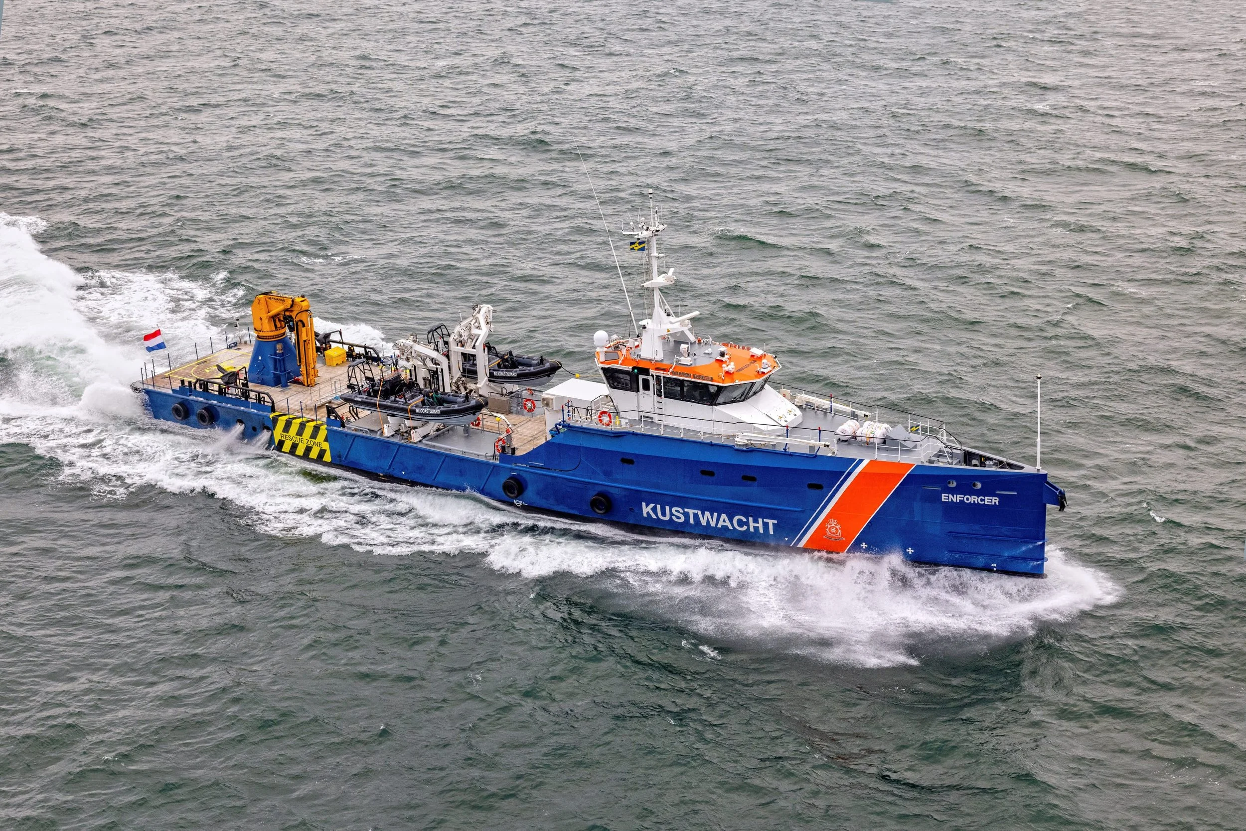 Delivery of Enforcer strengthens Netherlands Coastguard fleet