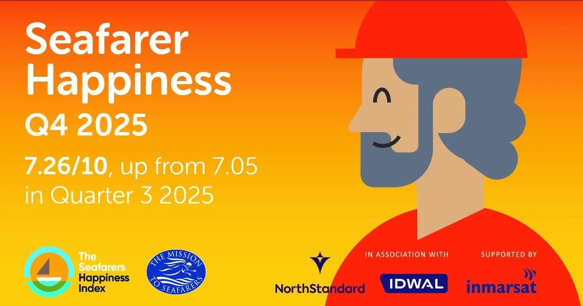 Seafarer Happiness Index shows modest recovery at end of volatile year, but warning signs remain