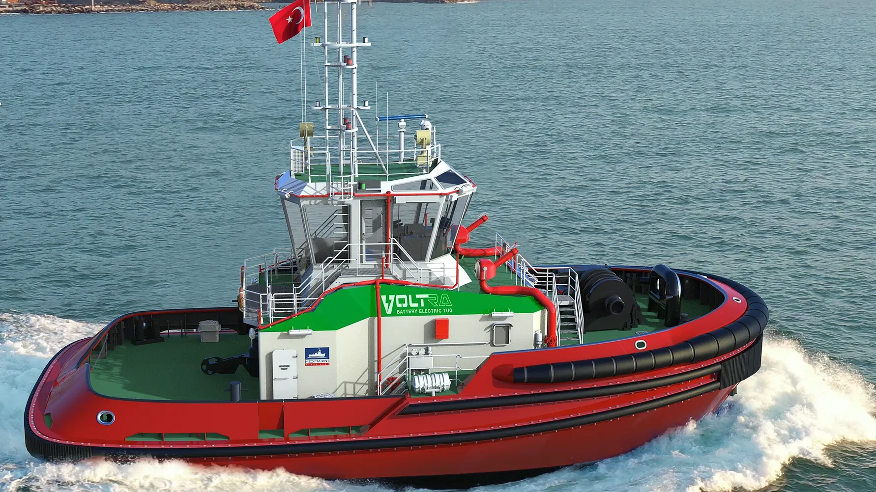 Kongsberg Maritime to power Med Marine’s next-generation tugs with advanced thruster and winch technology