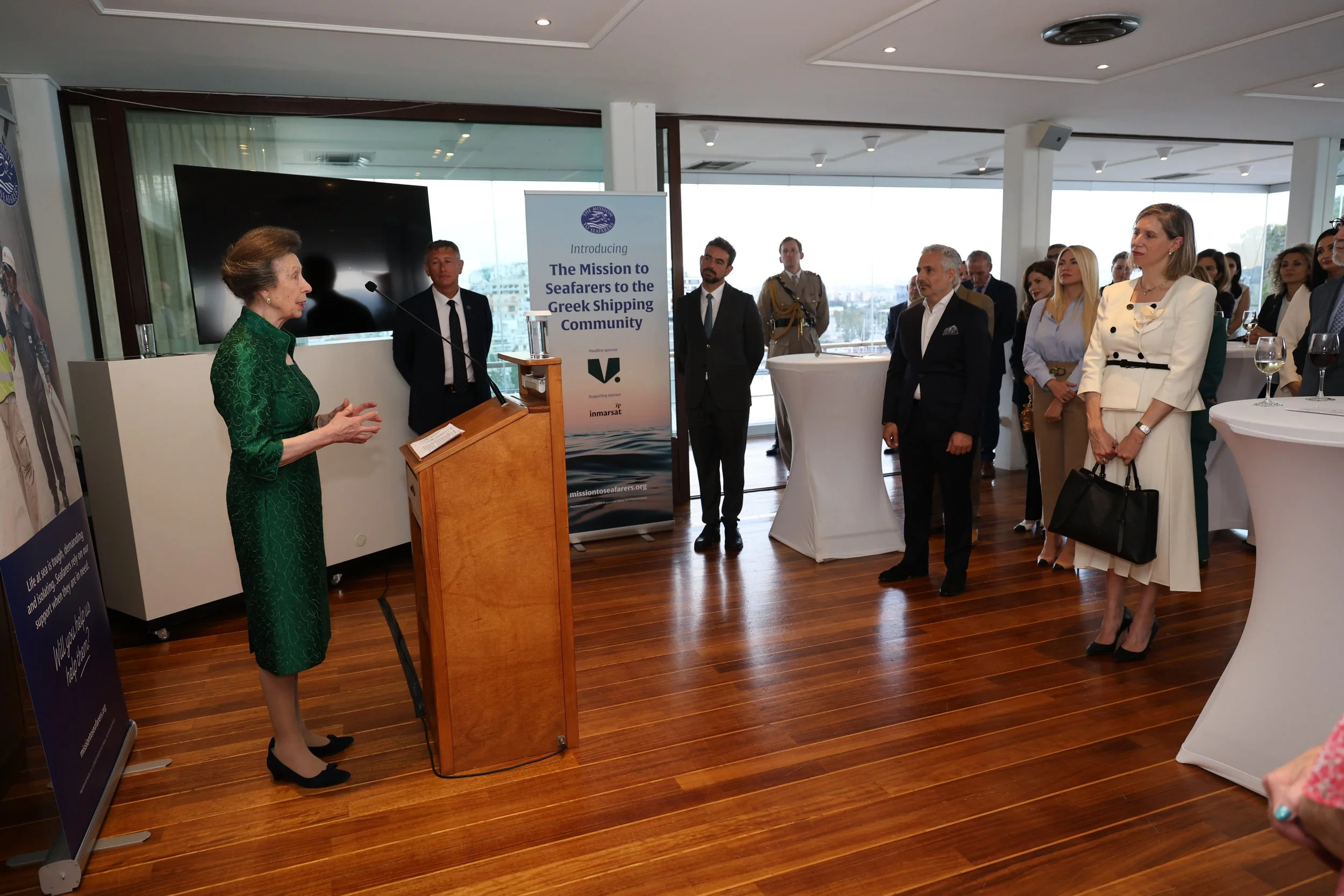 MtS&nbsp;launches global welfare services to Greek shipping community alongside its President, HRH The Princess Royal