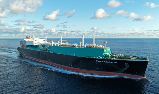 “K” LINE takes delivery of new LNG carrier for Petronas