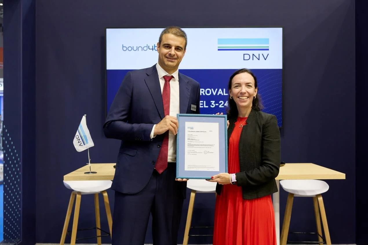 bound4blue receives DNV Type Approval for most powerful installed eSAIL