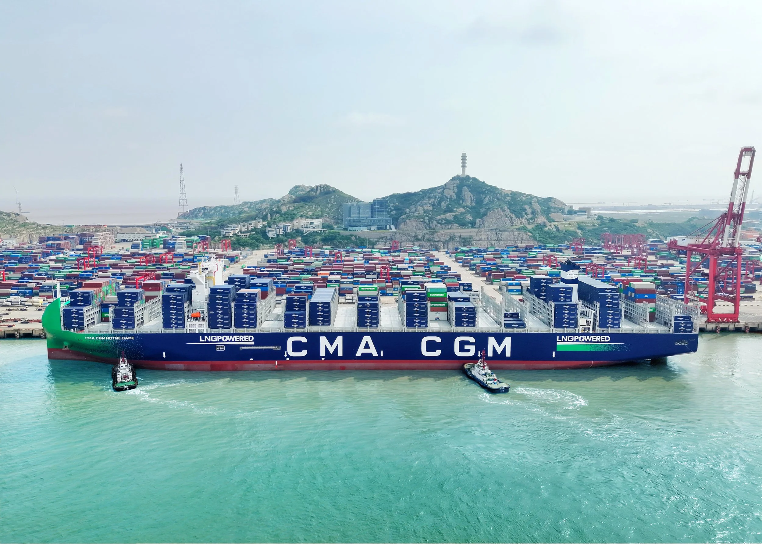 CMA CGM takes delivery of world’s largest LNG-powered containership