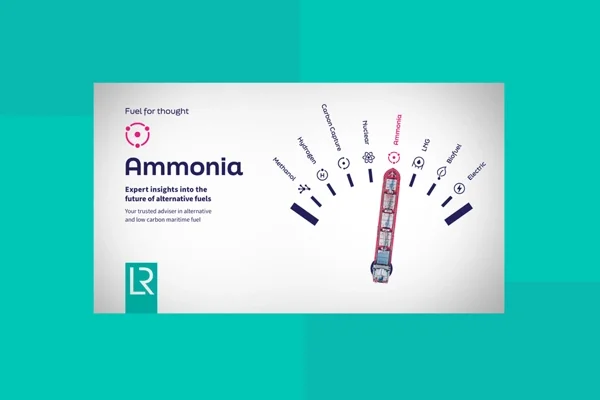 LR, EXMAR &amp; Belgian FPS Mobility and Transport help develop new guidelines for ammonia cargo as fuel