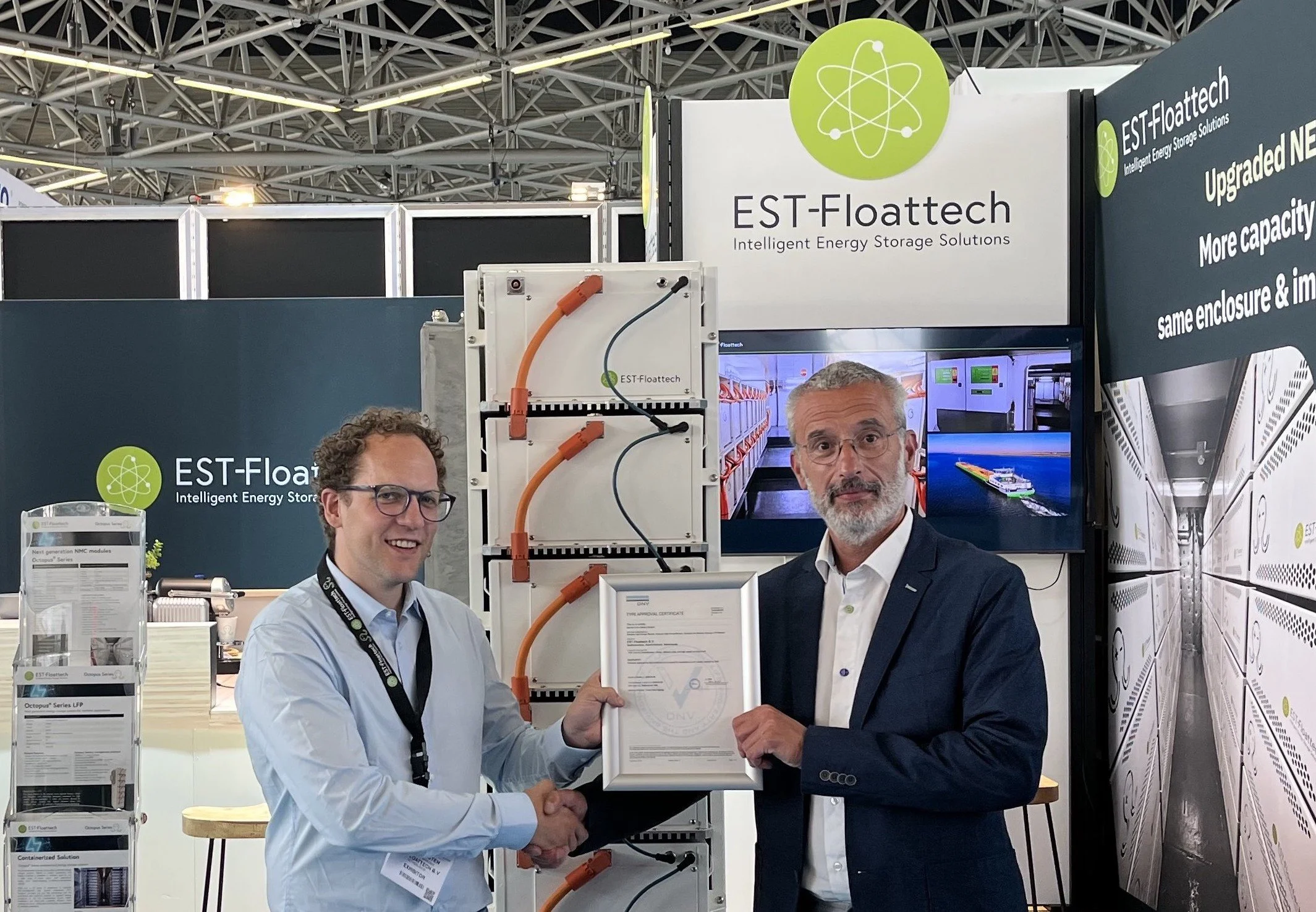 EST-Floattech receives DNV Type Approval for Octopus LFP battery system