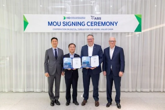 ABS and HD KSOE to cooperate on shipbuilding and vessel intelligence
