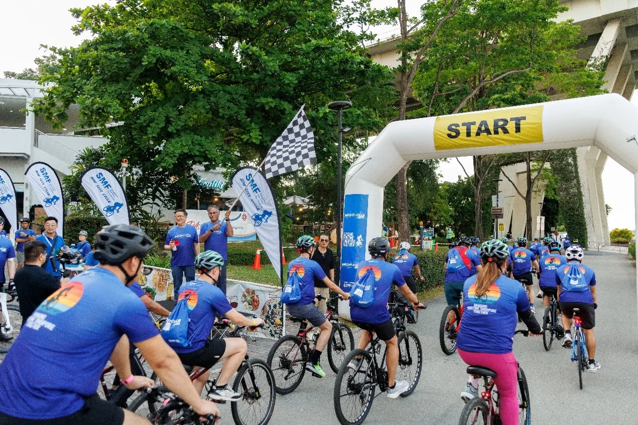 SMF and partners raise over S$400,000 to support training at&nbsp;Singapore cycling event