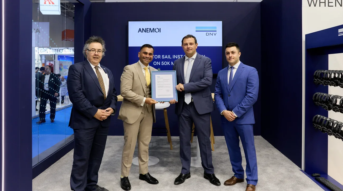 Vessel design approval simplifies Rotor Sail integration on medium-range tankers