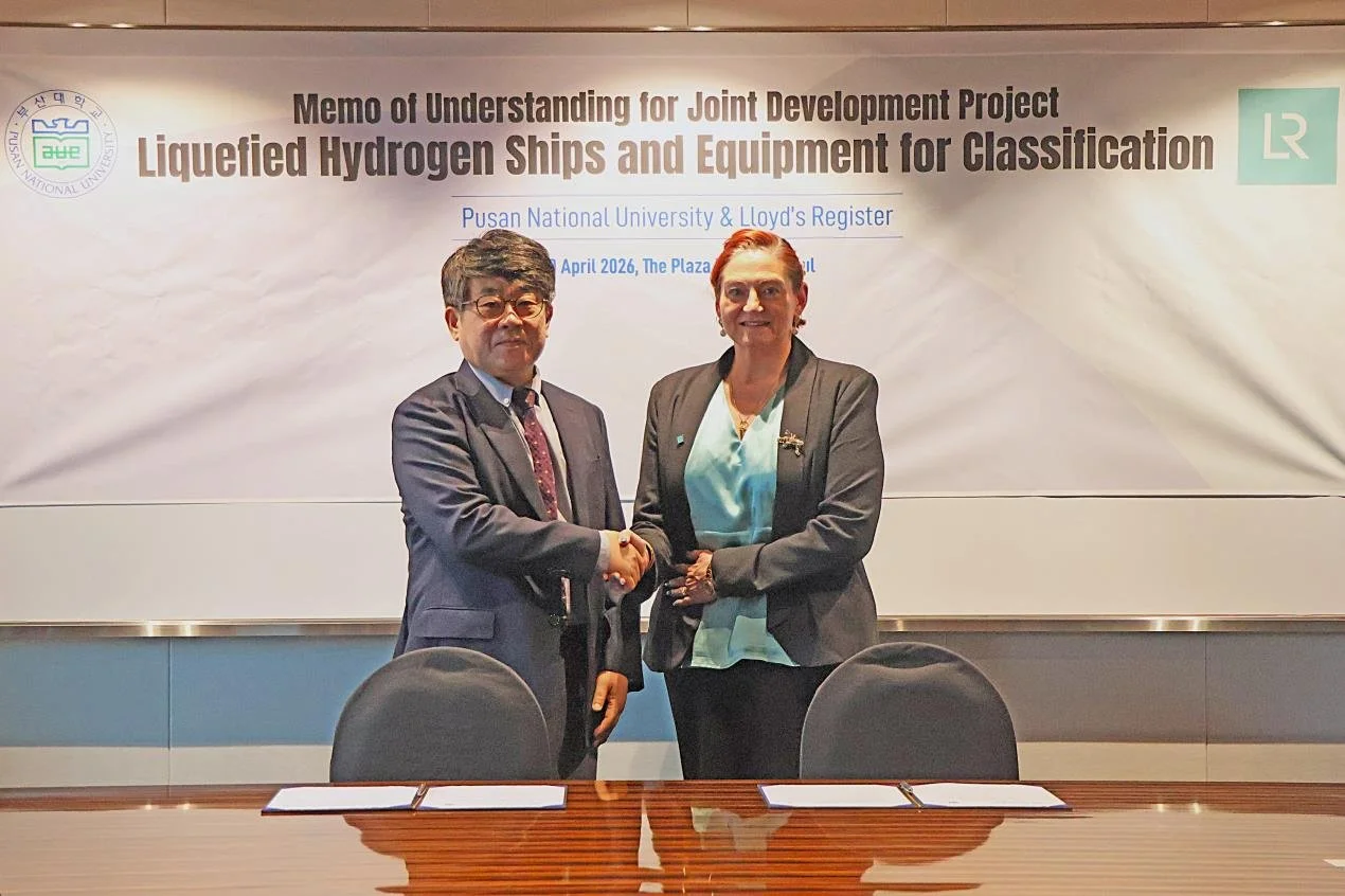 Pusan National University and LR to launch first global certification for liquid hydrogen shipping