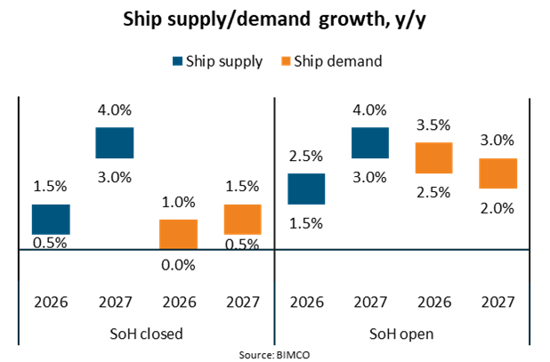 Closure of Strait of Hormuz curbs dry bulk demand growth: BIMCO