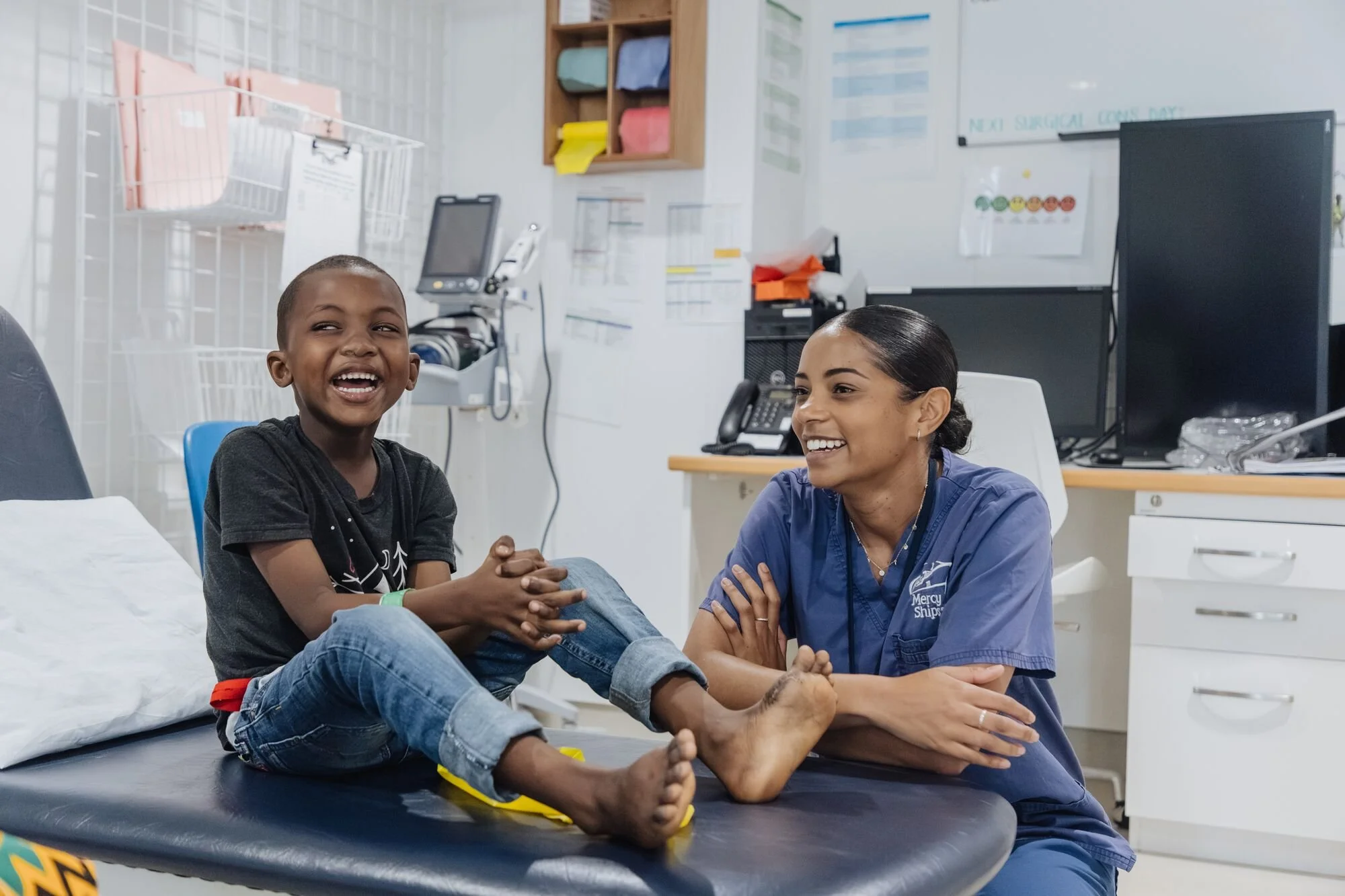 As football fever takes hold, Mercy Ships transforms one 6-year-old’s life