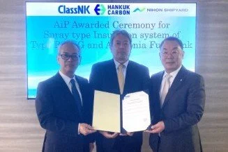 ClassNK issues Approval in Principle (AiP) for Spray form insulation system of IMO Type B tank for LNG and Ammonia Fuel
