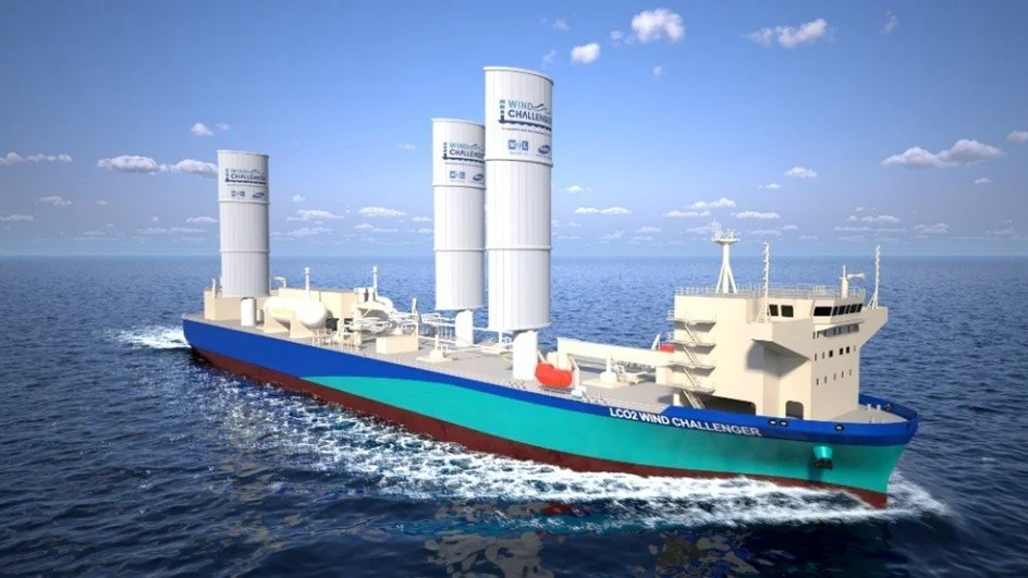ClassNK issues AiP for Liquified CO₂ carrier design with Wind-Assisted Propulsion System