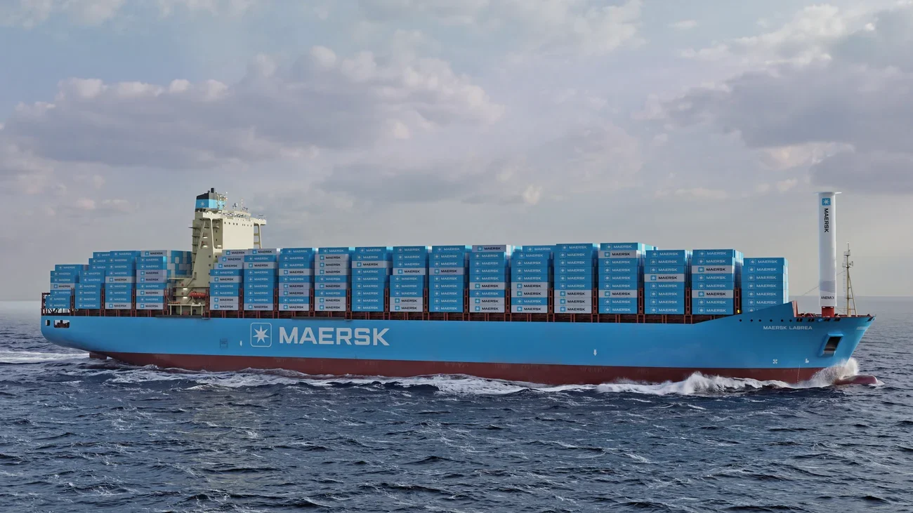 Anemoi and Maersk to deliver world first as rotor sails set for container shipping