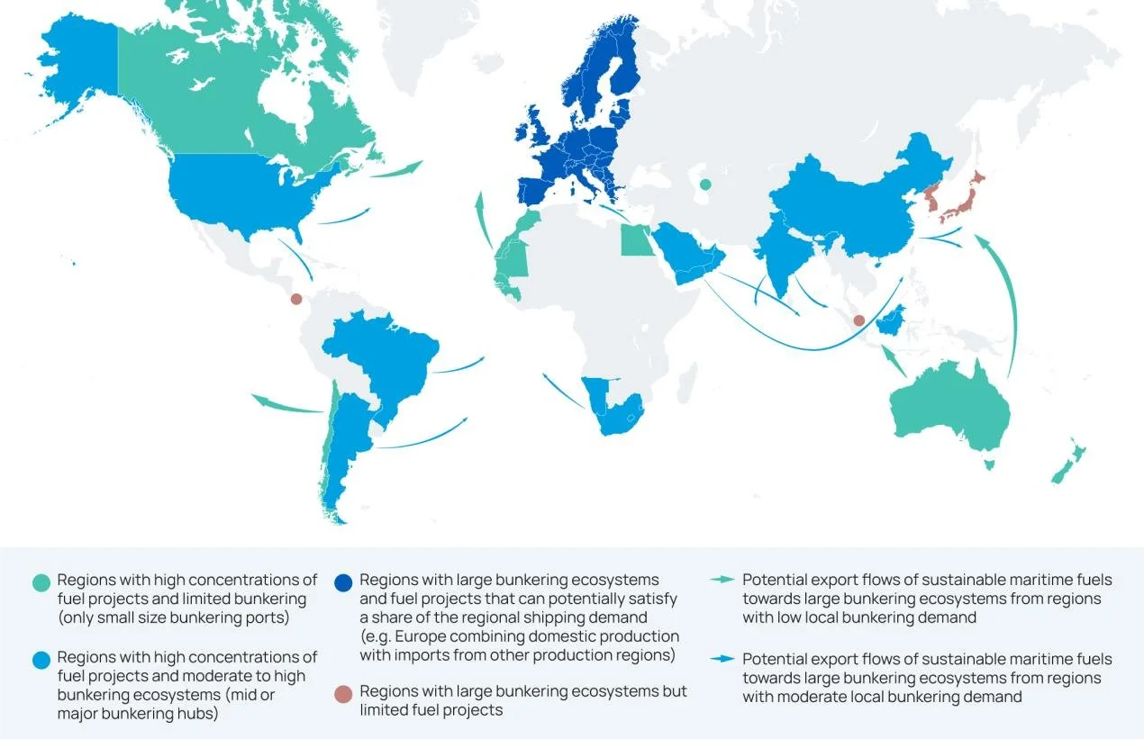 New global assessment maps infrastructure pathways to scale sustainable maritime fuels