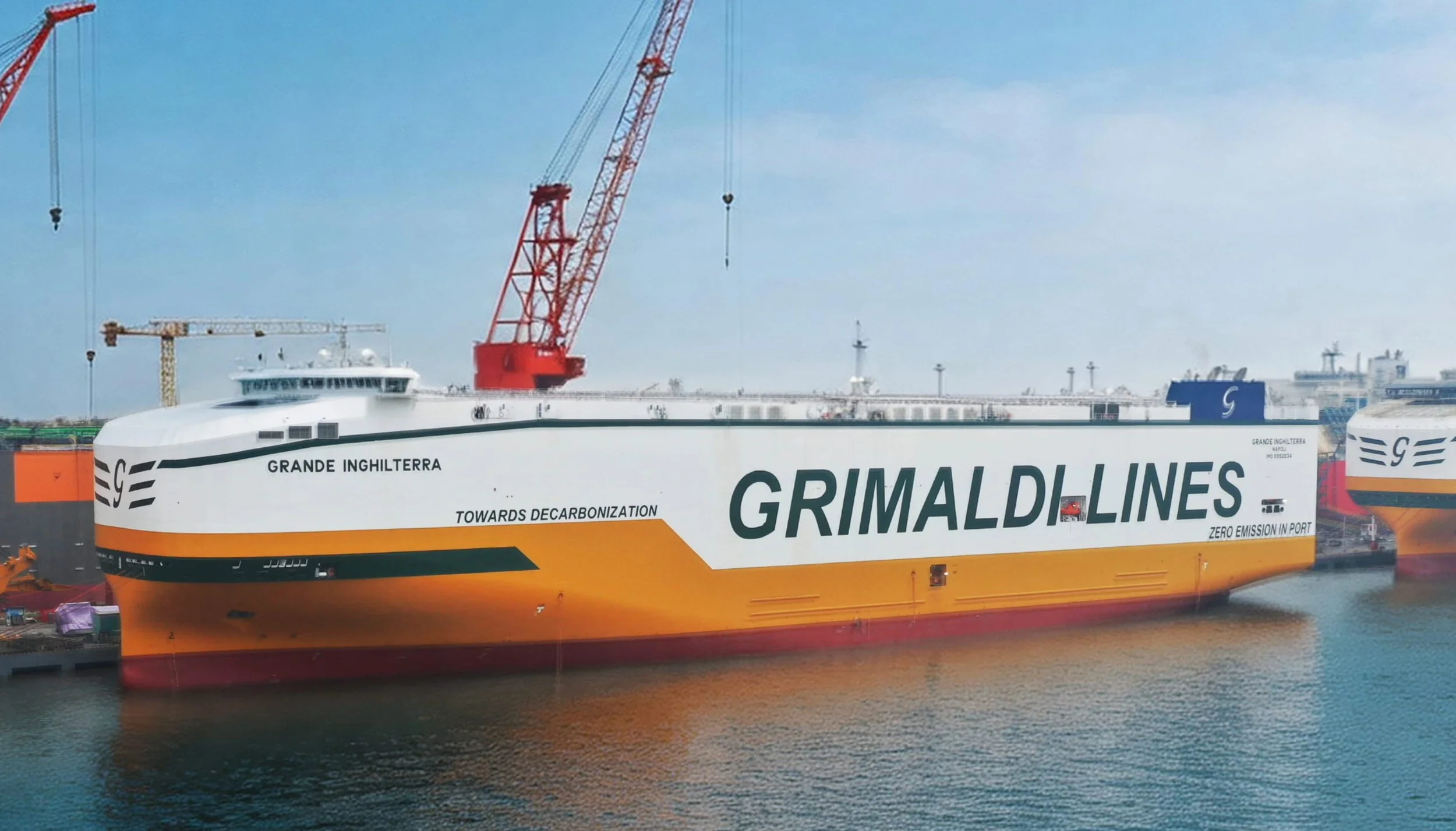 Grimaldi takes delivery of car carrier ‘Grande Inghilterra’