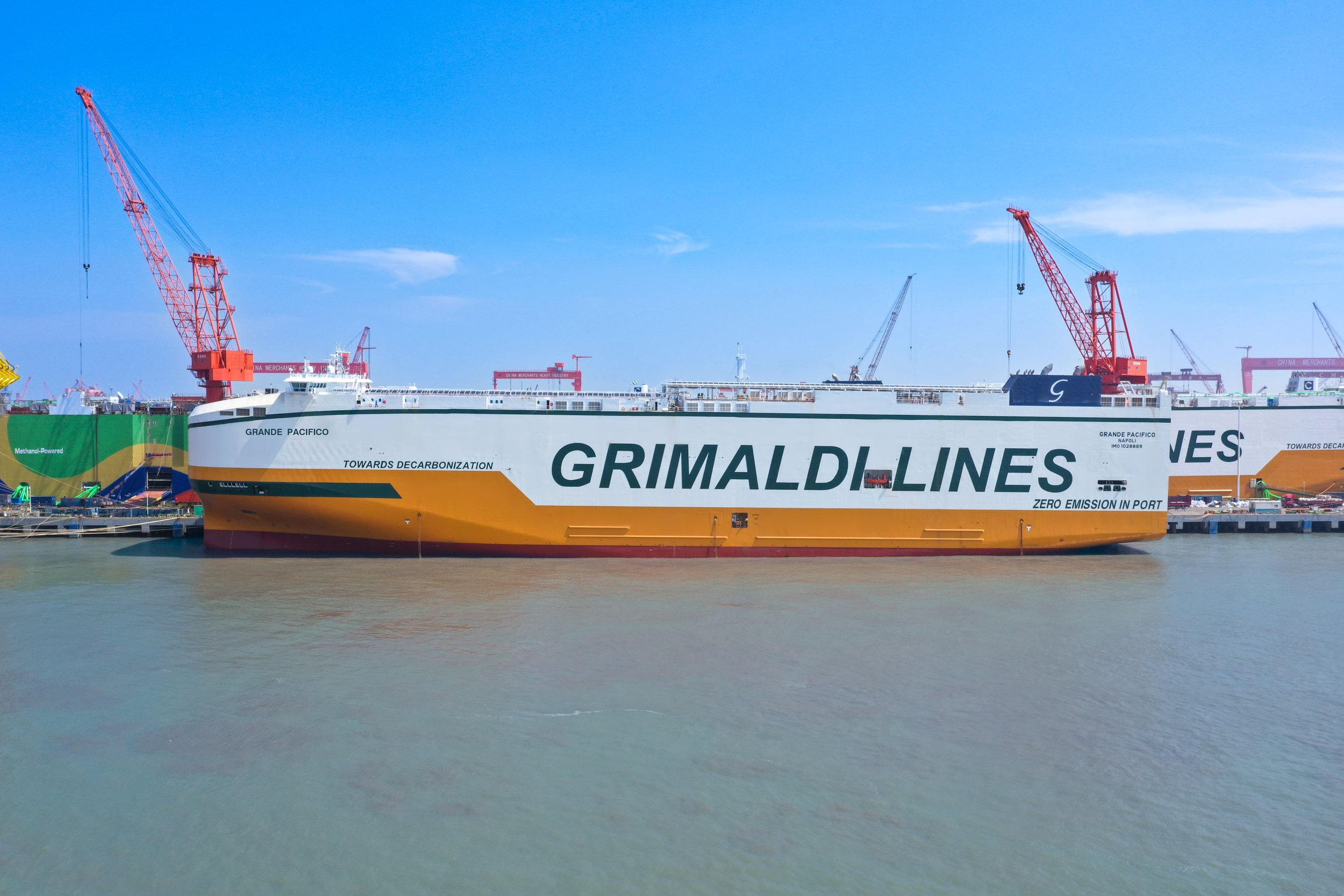 Grimaldi takes delivery of Grande Pacifico, largest PCTC in fleet