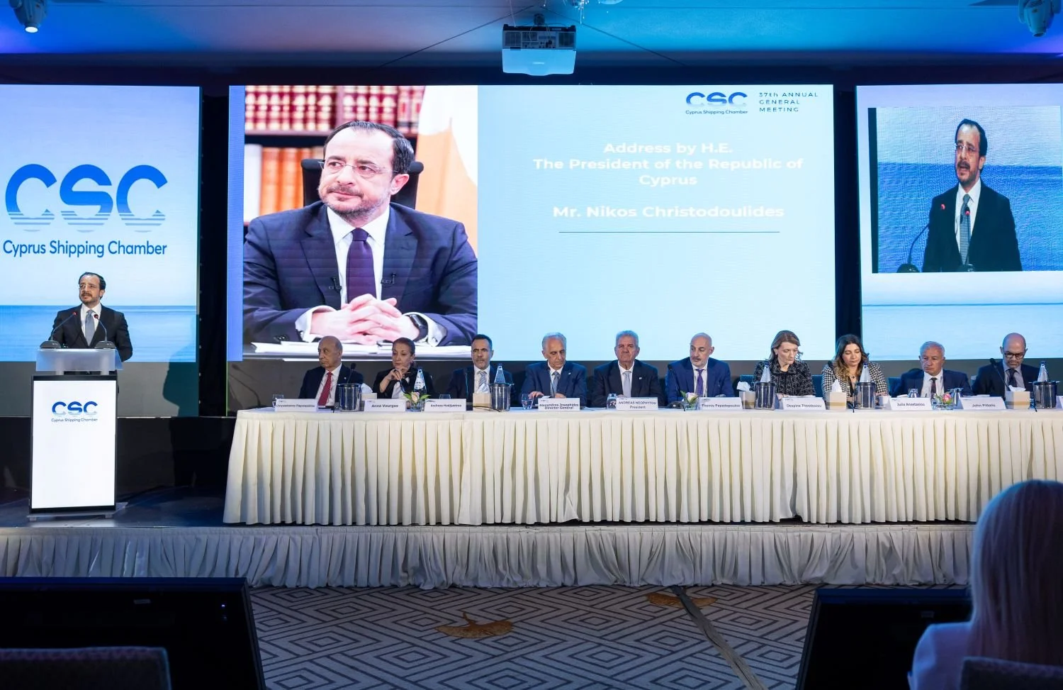 CSC’s 37th AGM reinforces political commitment and strategic growth for Cyprus shipping