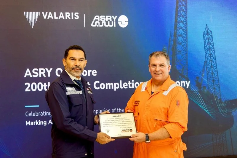 ASRY celebrates 200th offshore rig project milestone