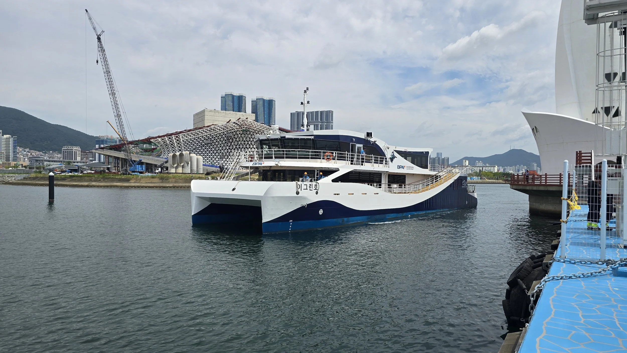 South Korea’s first state-owned all-electric ferry powered by ABB