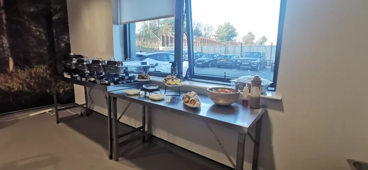 Greek Tings canapé and sharing food display