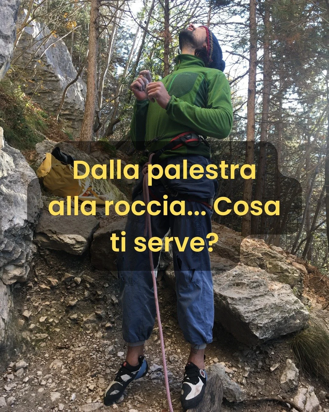 🇮🇹 Pronti a passare dalla plastica alla roccia? 🧗&zwj;♂️⛰️

Il passaggio dalla palestra alla falesia &egrave; un traguardo incredibile, ma l'arrampicata outdoor non &egrave; solo "indoor senza tetto". Fattori come la caduta sassi, l'attr