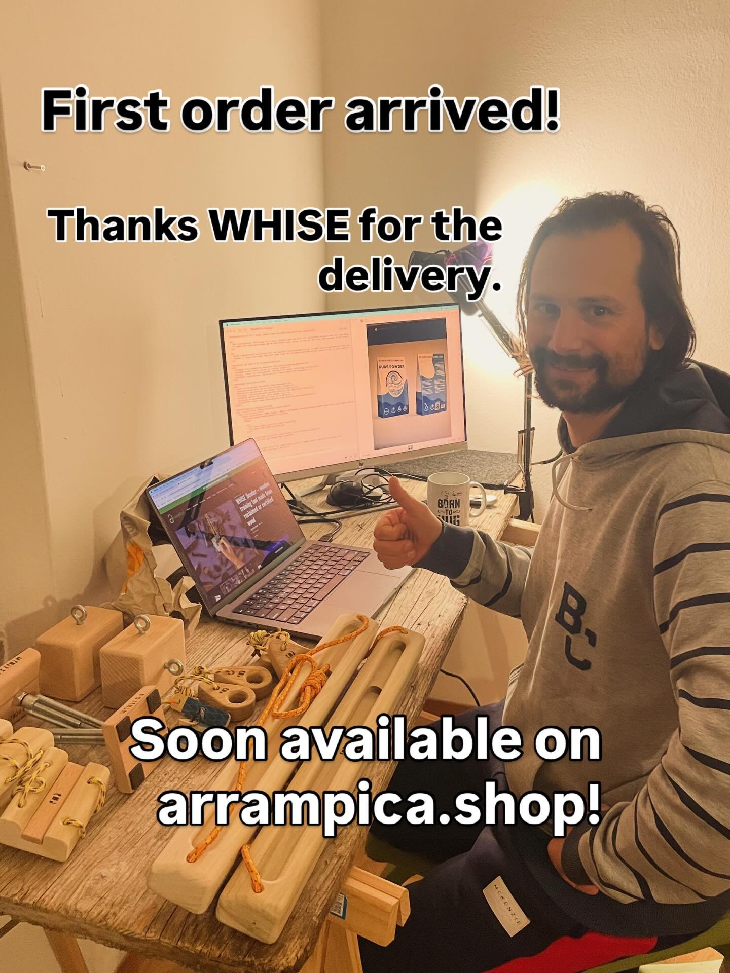 Big delivery day 📦💪

Huge thanks to @wh_ise for sending over a fresh batch of training + warm-up gear &mdash; the kind of tools that make sessions smarter, not just harder.

At Arrampica! we&rsquo;re building something with a clear mission: support