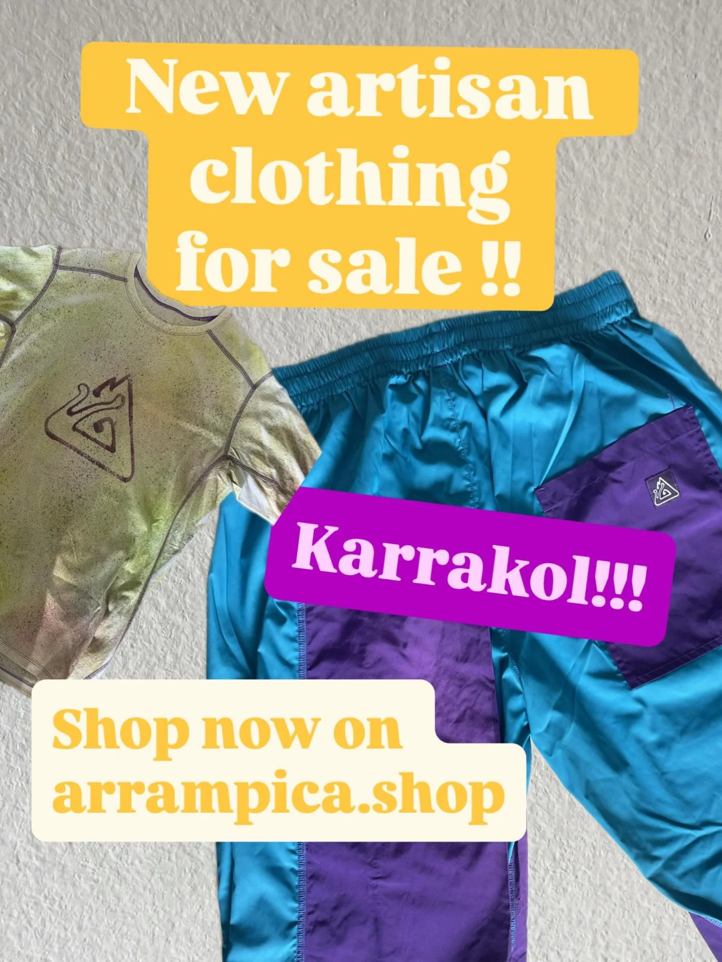 🤩 I'm super excited to announce that @karrakol_ clothing is now available in our shop! Don't miss out, get your unique, handmade in Italy pieces on arrampica.shop!!!