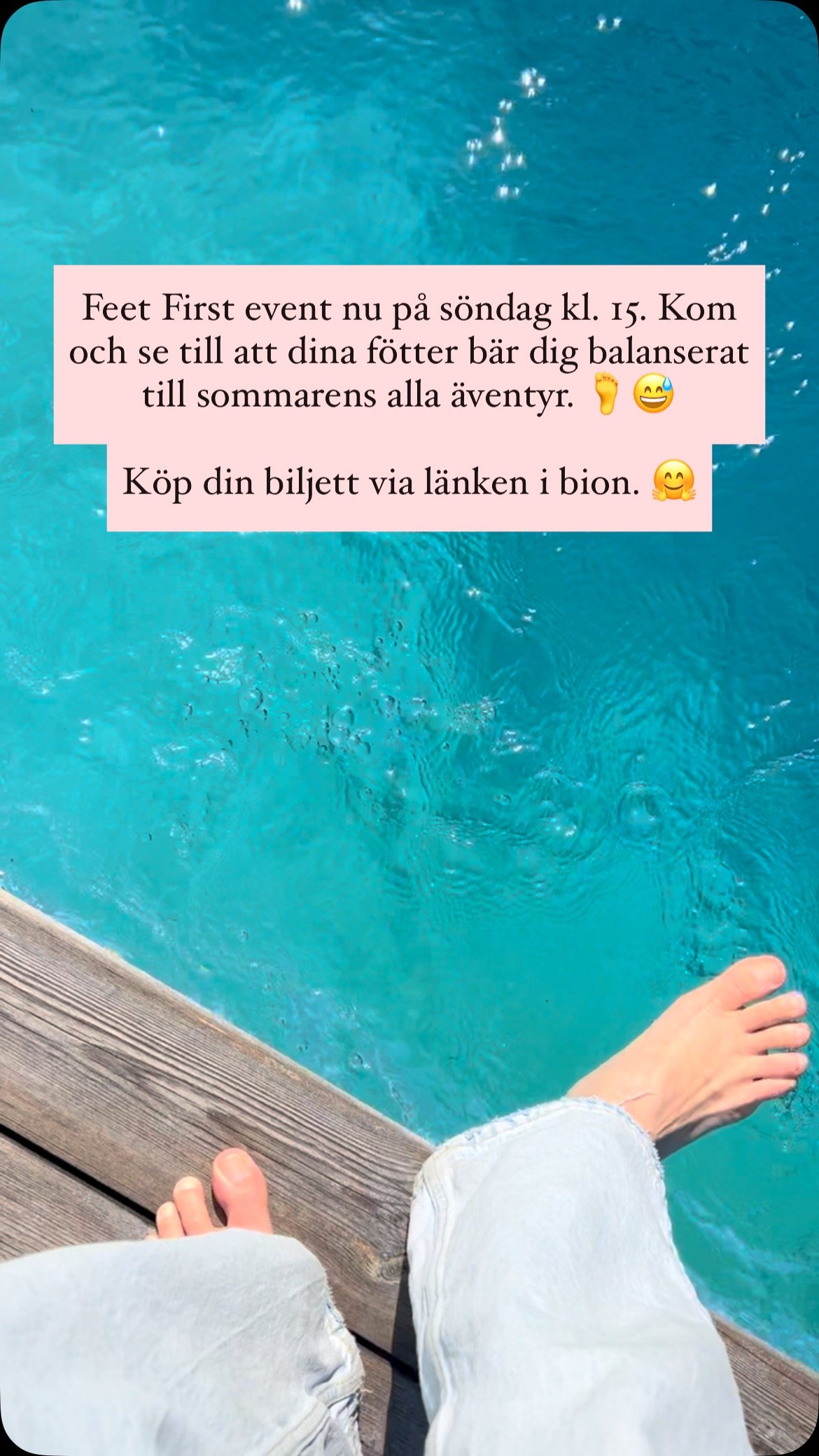 Nu på söndag! Än finns platser kvar, kom och ge lite TLC till dina 26 ben, 33 leder och mer än 100 ligament - i vardera fot! Jag lovar, du kommer inte ångra dig! 🤗
Investering: 500 kr
Nu på söndag kl. 15-17
K&