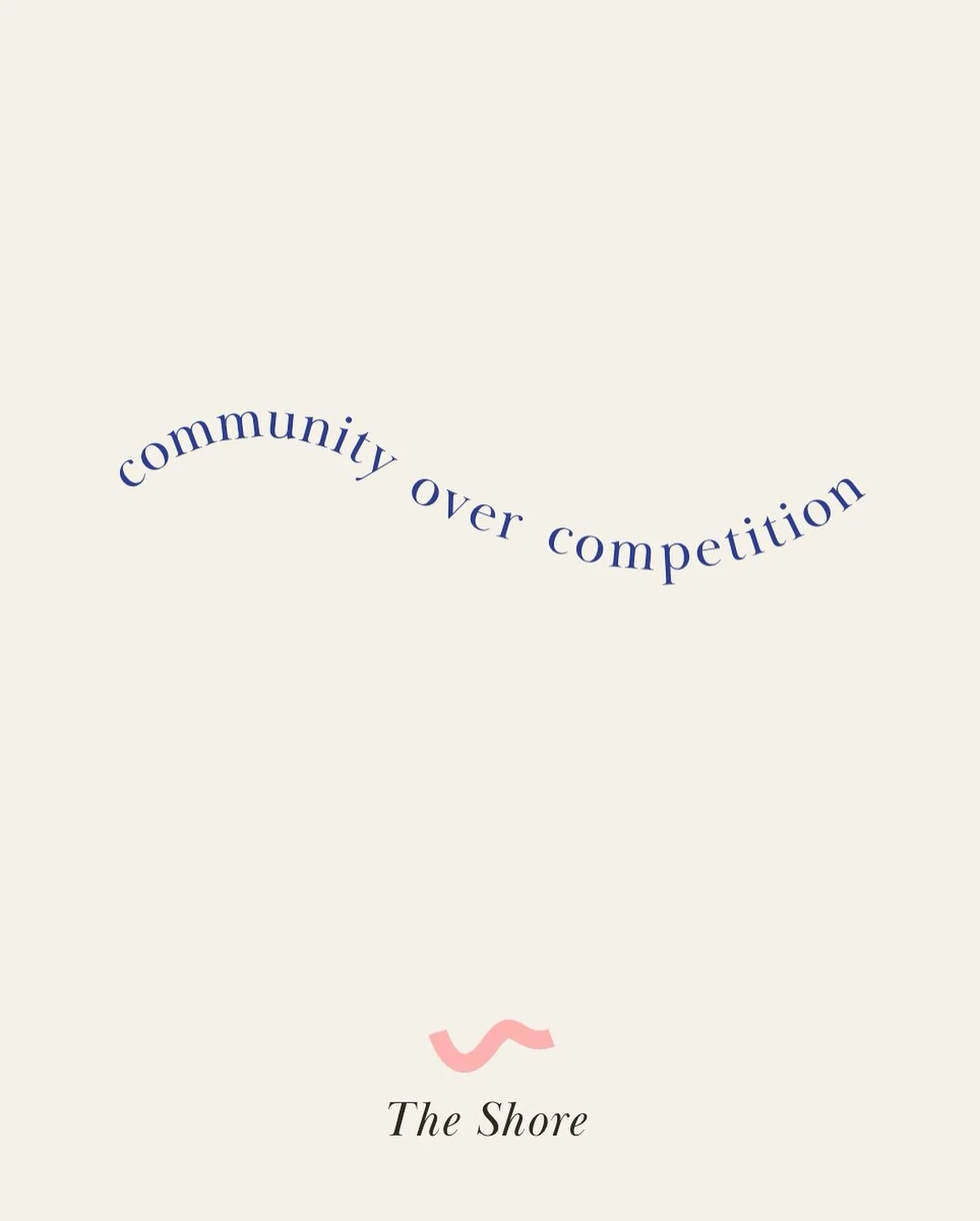 ✨ community over competition ✨
Här på The Shore tror vi på kraften i gemenskap – att växa tillsammans, lyfta varandra och skapa en plats där vi alla får vara precis som vi är.
Här är inget prest