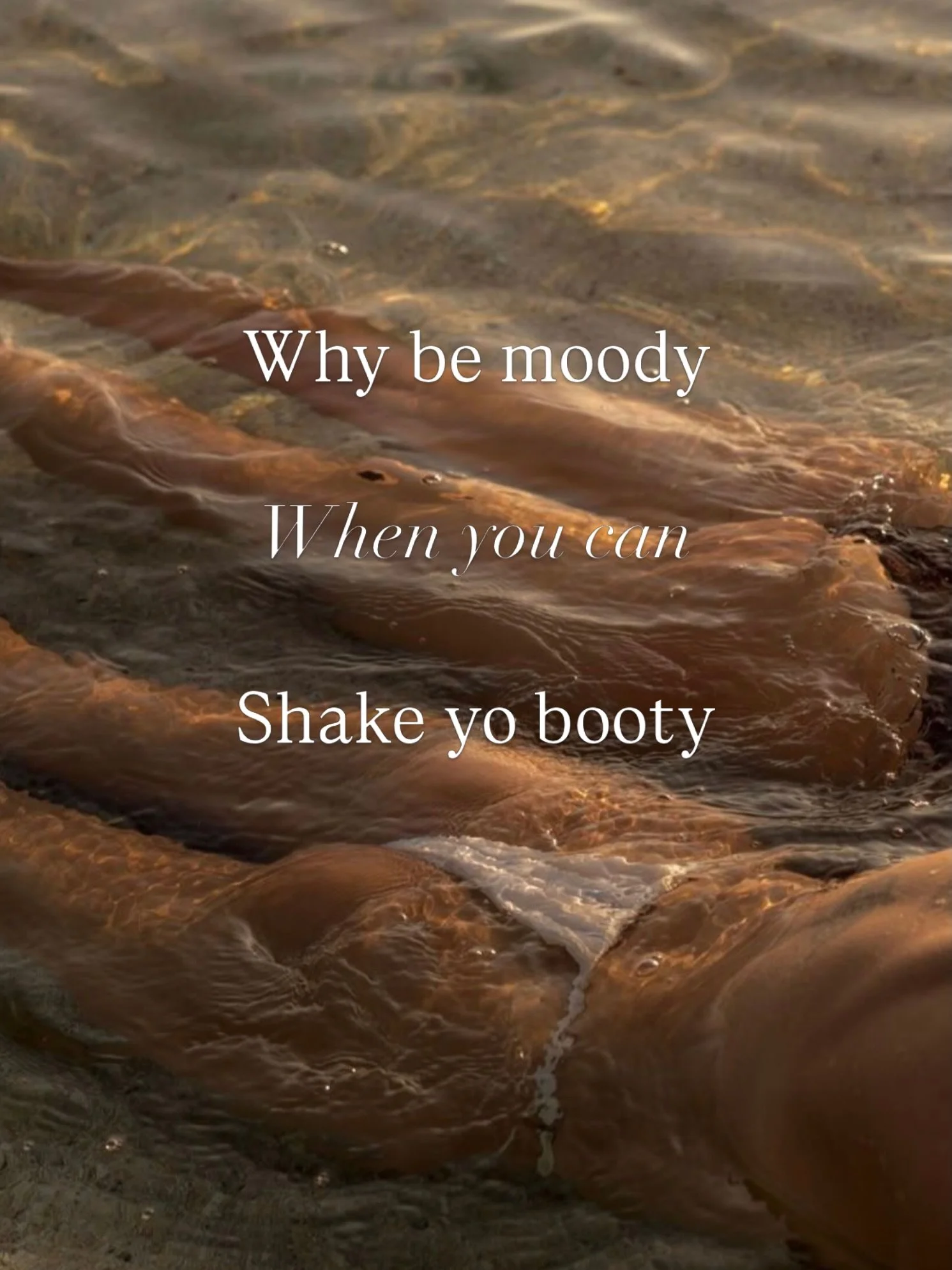 Eller hur?! 😄
3 platser kvar till Sip &amp; Shake p&aring; fredag. 💃

〰️〰️〰️
Be a wavemaker