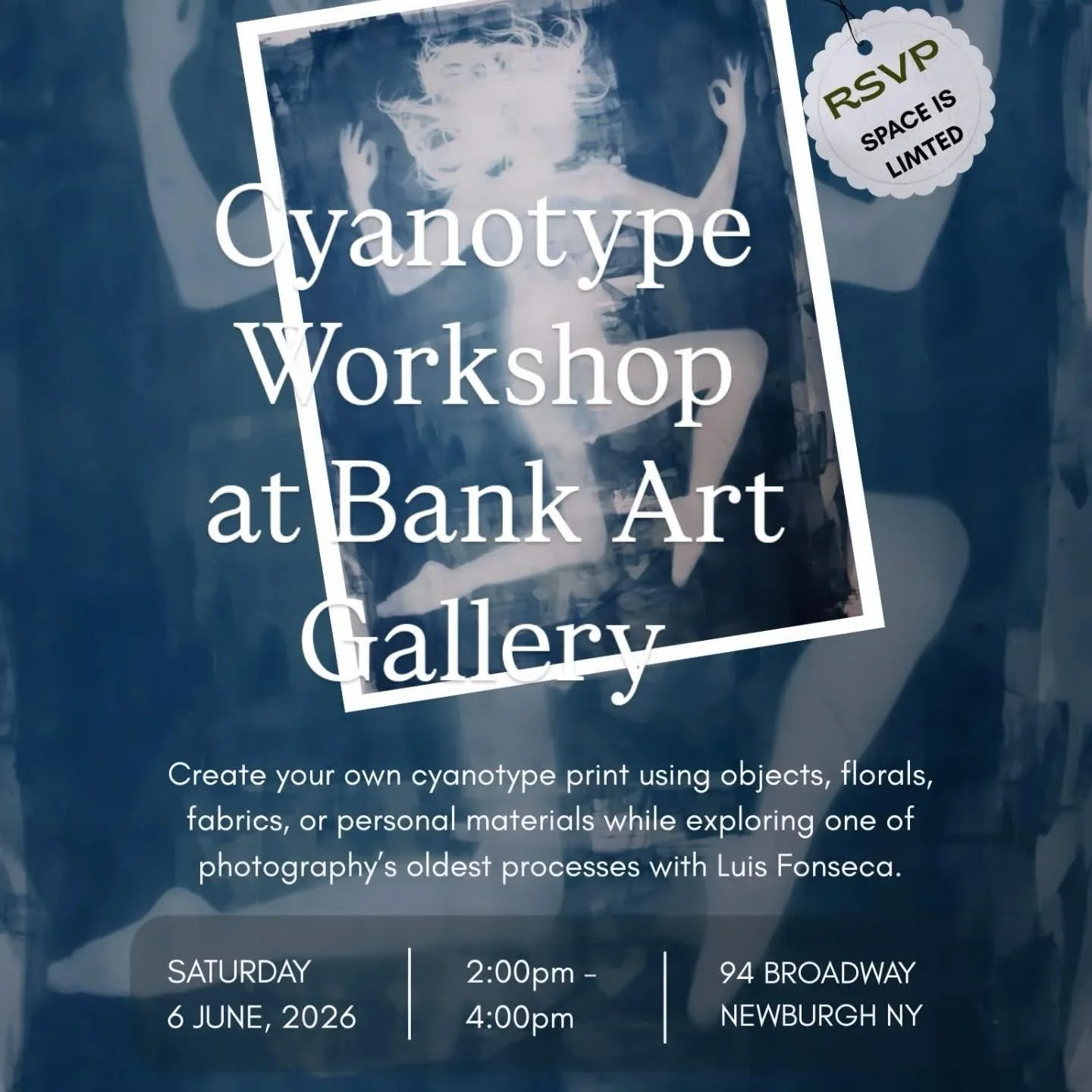 One more time!  Previous version of this post disappeared as  my previous phone was behaving very erratic.  As part of the &lsquo;Living Exhibition&rsquo; experience now underway at @bankartgallery I will be conducting a cyanotype making workshop on 
