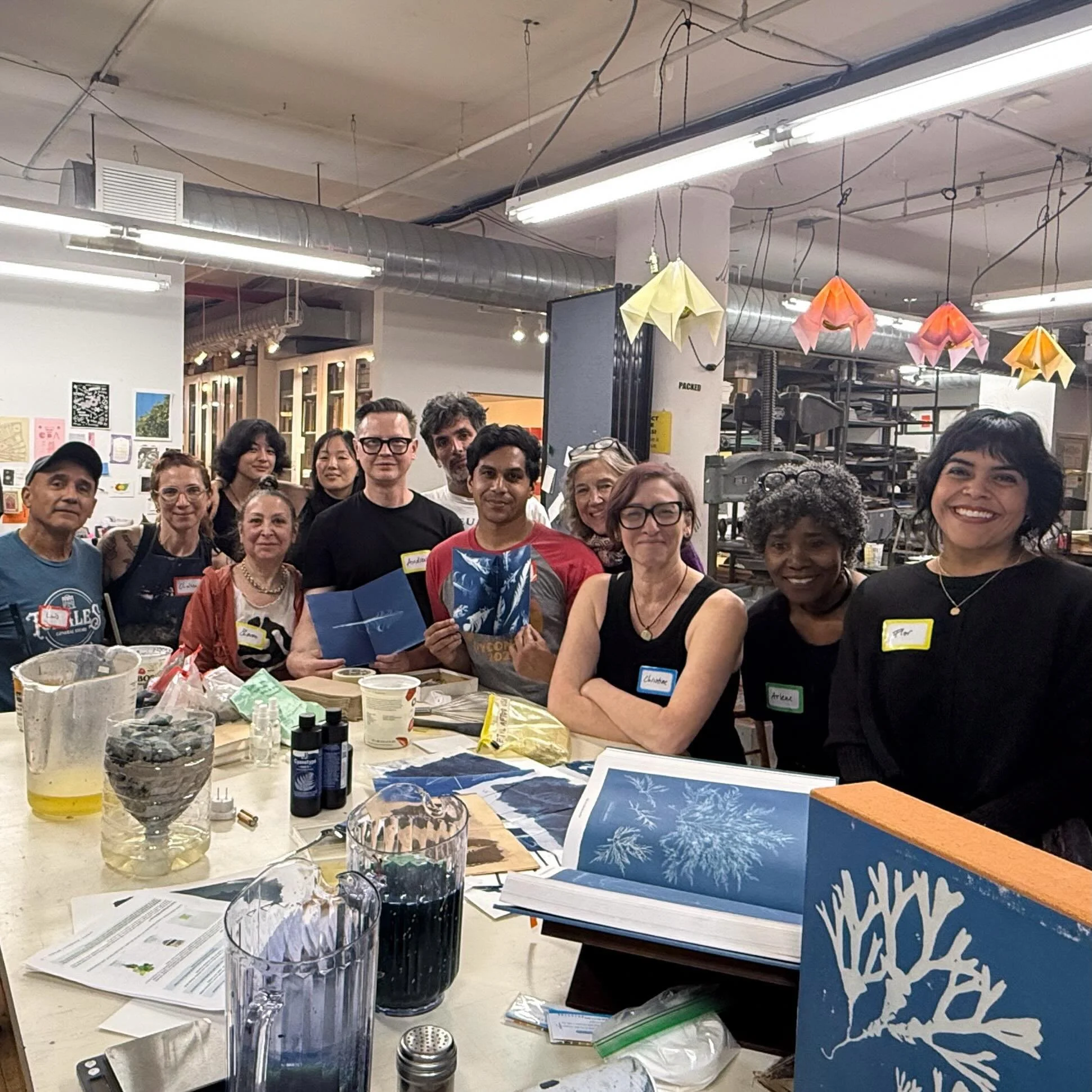 I hope your  holiday is winding down well.  I think I am going to need a bit more time.

I was very fortunate to participate in  a cyanotype workshop facilitated by 
@aindreasscholz  The focus was to create a Concertina (folding paper) sequence cyano