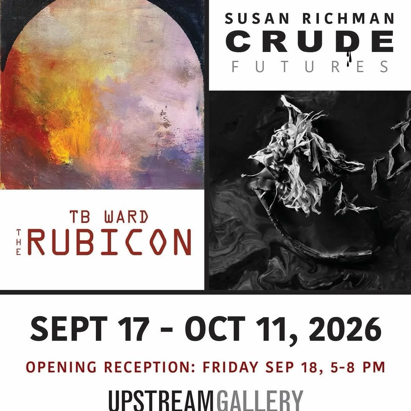 A little shout-out to two wonderful artists now showing at @upstreamgalleryny @tbwardart and @srichmanphoto 

2 - 3. Susan Richman

4-6 Tim Ward
 

Both have crossed the Rubicon into their respective media.

If you can not enjoy the outdoors this wee