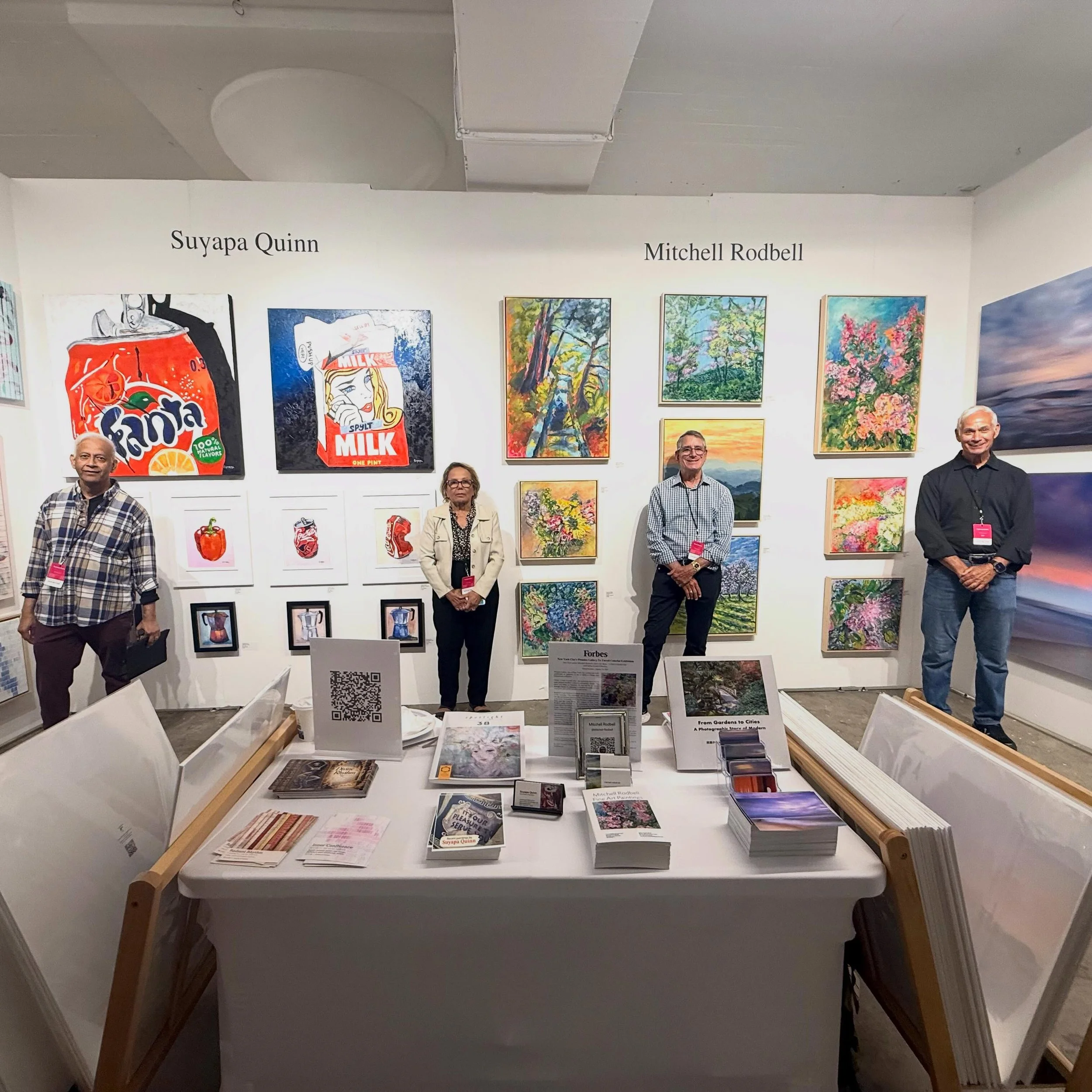 At the Affordable Art Fair.  @affordableartfairnyc 

9/18 - 9/20. 

Make sure to visit my close friends from @pleiades_gallery 

@pradeep9174855571 
@suyapa.quinn 
@mrodbellart 
@frederickballetphotography
  And 

@mittul_art  Not in picture.